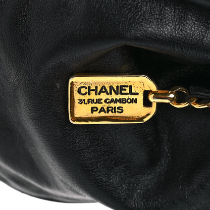 Chanel Canvas Calfskin XL Weekender Bag Black 13 of 13