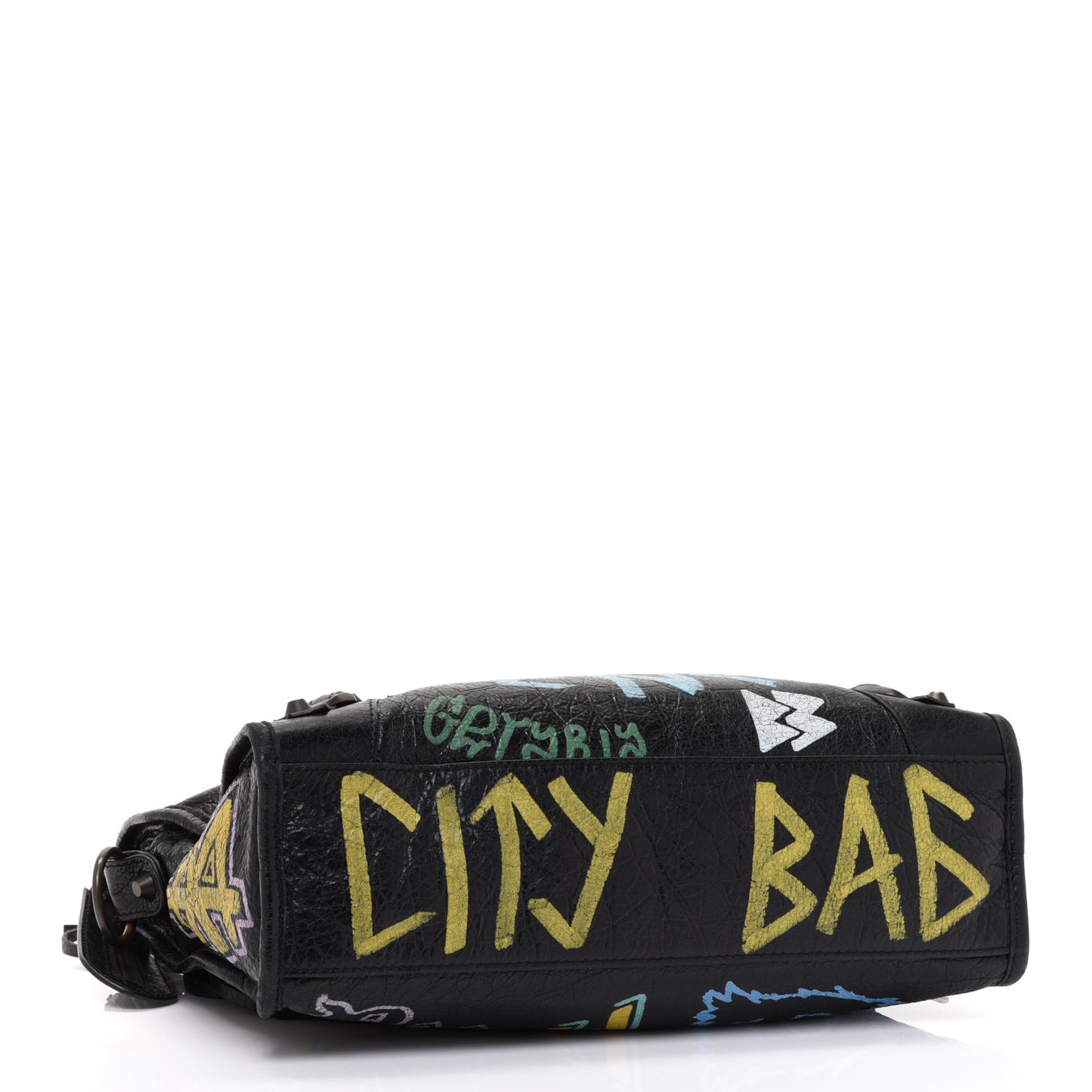 Agneau Graffiti All Over Classic Hardware S City Black Multicolor