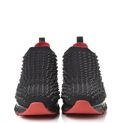 Christian Louboutin Neoprene Spike Sock Donna Flat Sneakers 40 Black 2 of 9