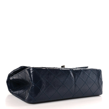 Chanel Aged Calfskin Quilted 2.55 Reissue 226 Flap Navy Blue 4 of 10