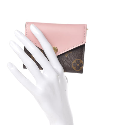 Louis Vuitton Monogram Zoe Wallet Rose Ballerine 2 of 8