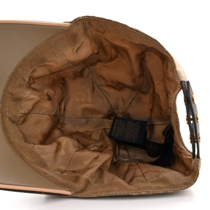 Louis Vuitton Monogram Polyester Silk LV Get Ready Cap M Beige 9 of 10