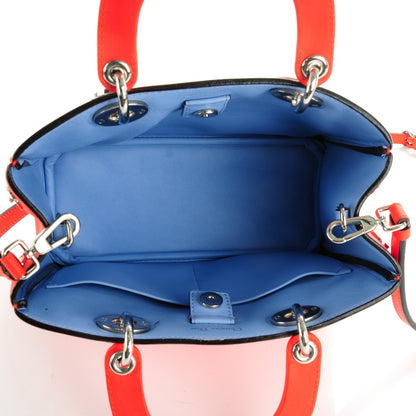 Christian Dior Calfskin Mini Diorissimo Tote Orange 5 of 8