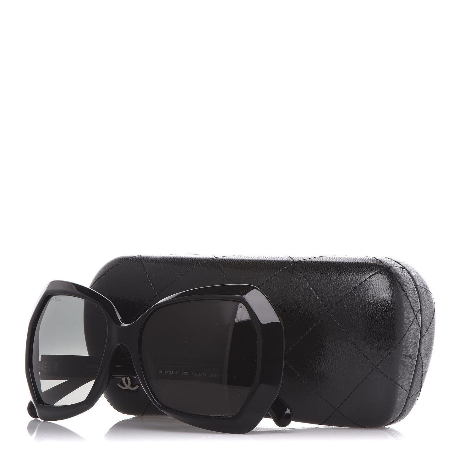 Acetate Oversized Sunglasses 5365 Black