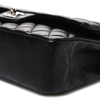 Chanel Lambskin Quilted Medium Double Flap Black 10 of 11