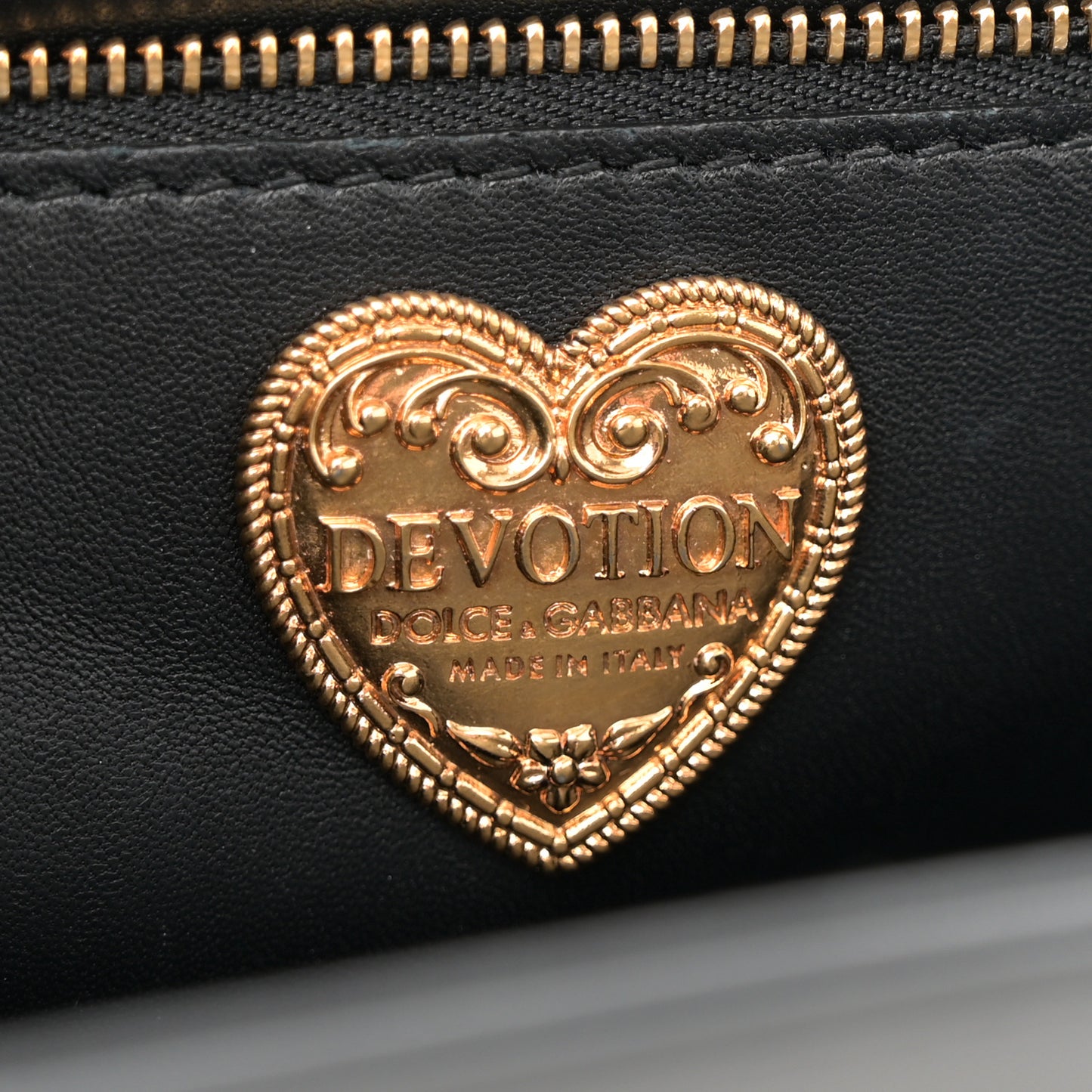 Calfskin Medium Devotion Crossbody Bag Black