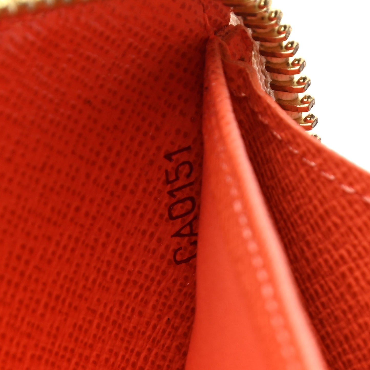 Monogram Multicolor Zippy Wallet White Orange