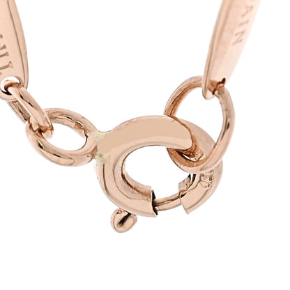 Tiffany 18K Rose Gold Diamond Elsa Peretti Diamonds by the Yard Open Heart Bracelet 3 of 5