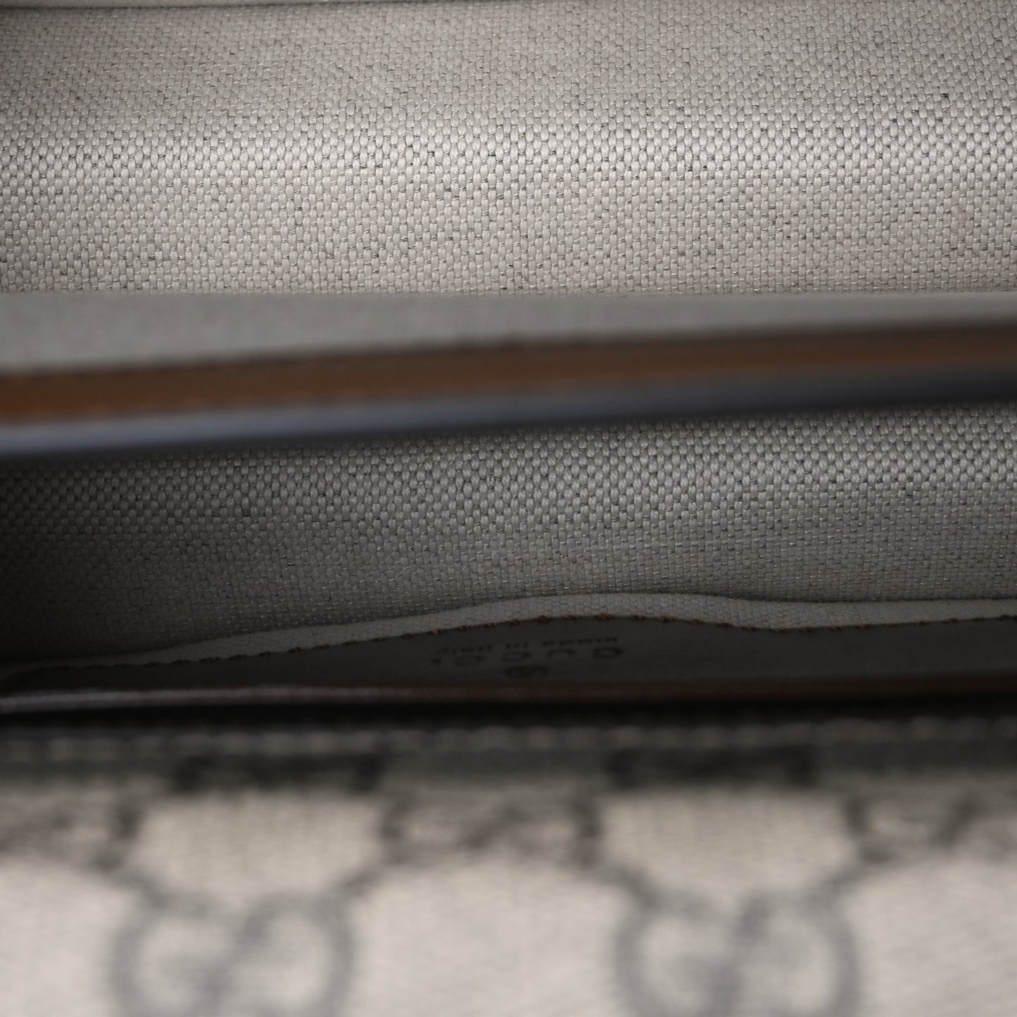 GG Supreme Monogram Azalea Calfskin Mini Retro Interlocking G Flap Shoulder Bag Beige Ebony Brown Sugar