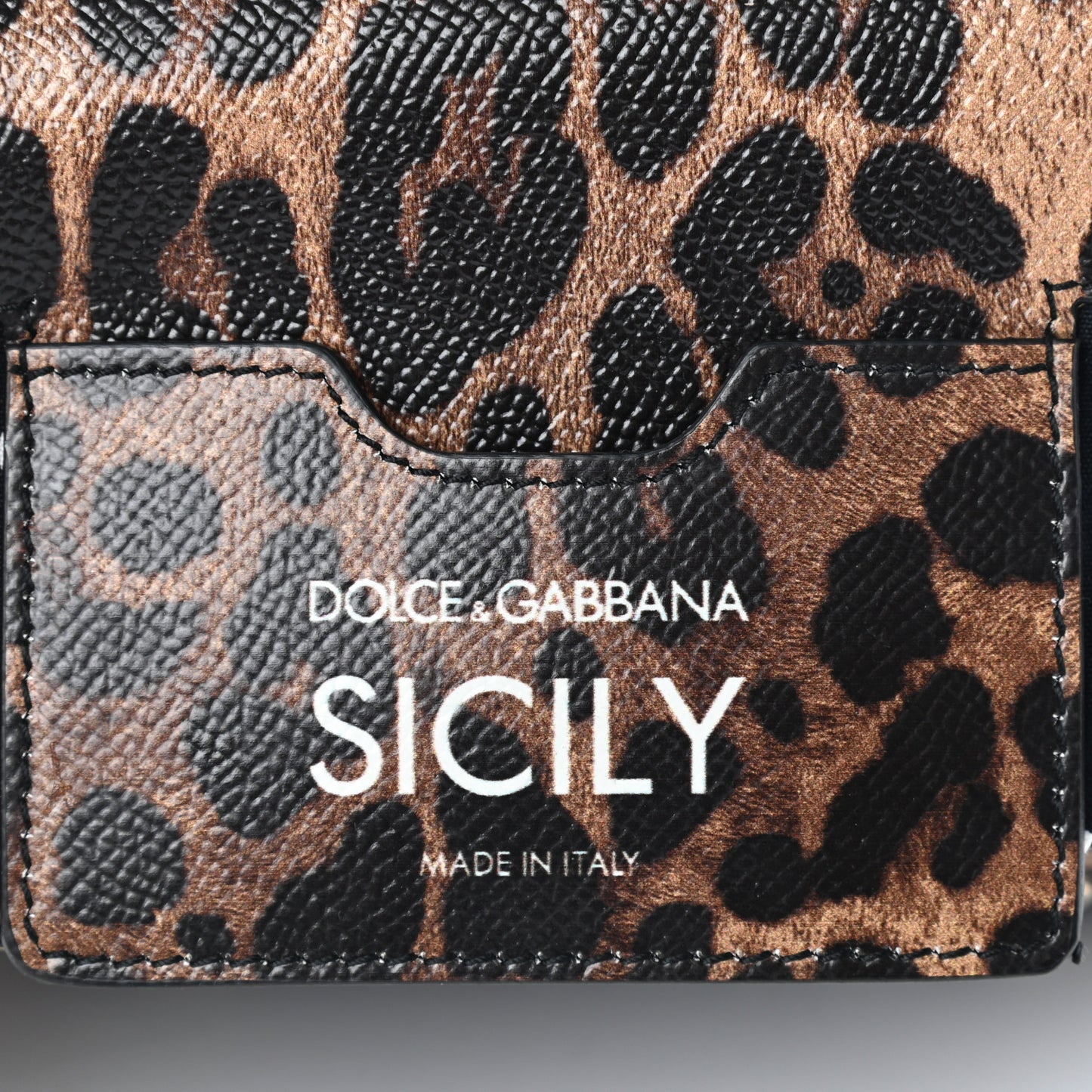 Dauphine Studded Leopard Print Mini Miss Sicily Satchel Naturale