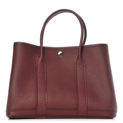 Hermes Vache Country Garden Party 30 TPM Bordeaux 1 of 10