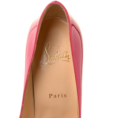 Christian Louboutin Patent Pigalle Follies 100 Pumps 38 Pinky 7 of 8