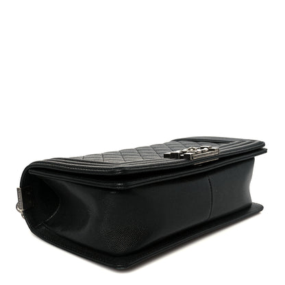 Chanel Caviar Quilted Medium Boy Flap Black 4 of 10