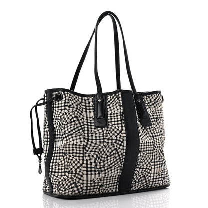 MCM Visetos Large Liz Reversible Shopper Tote Black 6 of 13