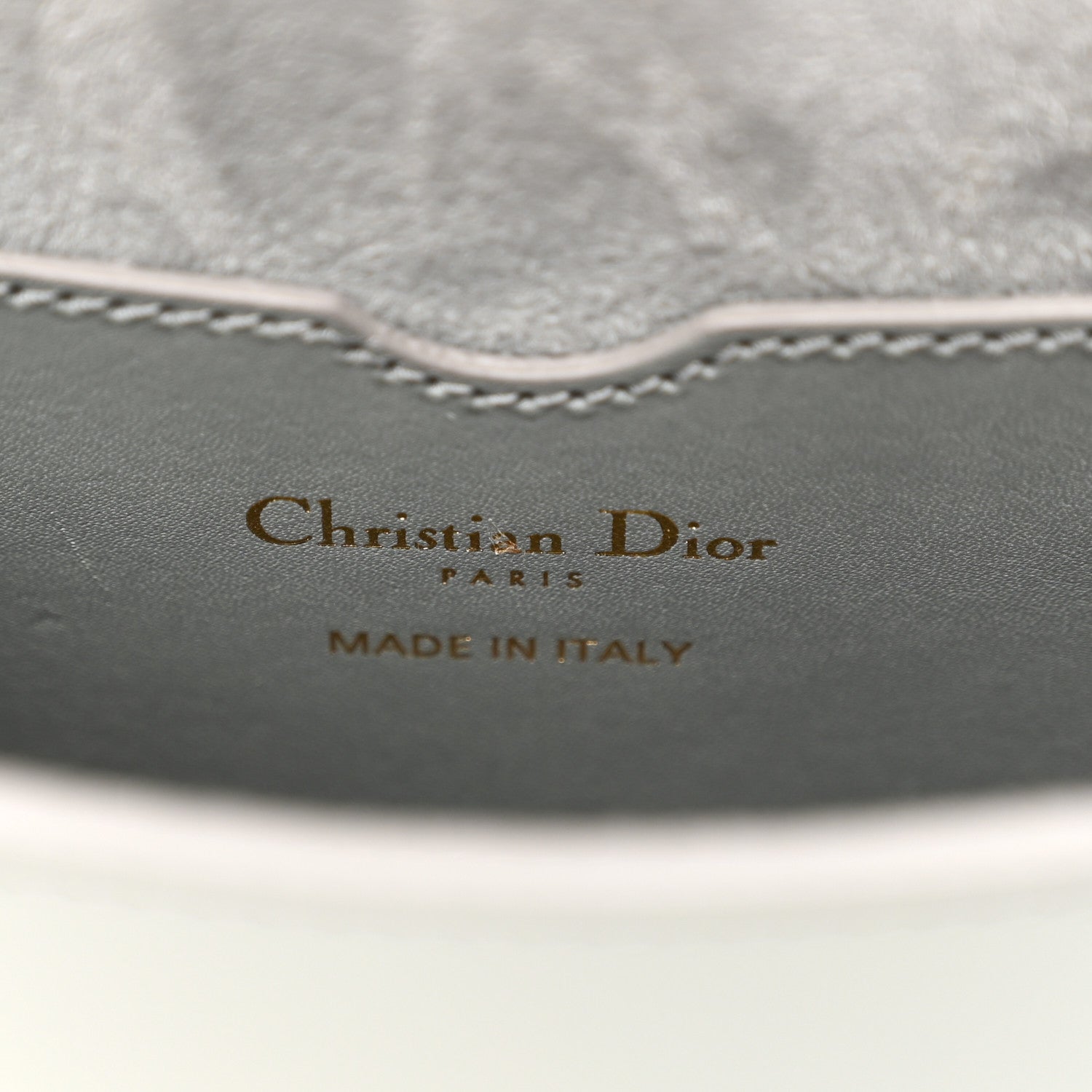 Christian Dior Box Calfskin Medium Bobby Flap Gray 6 of 12