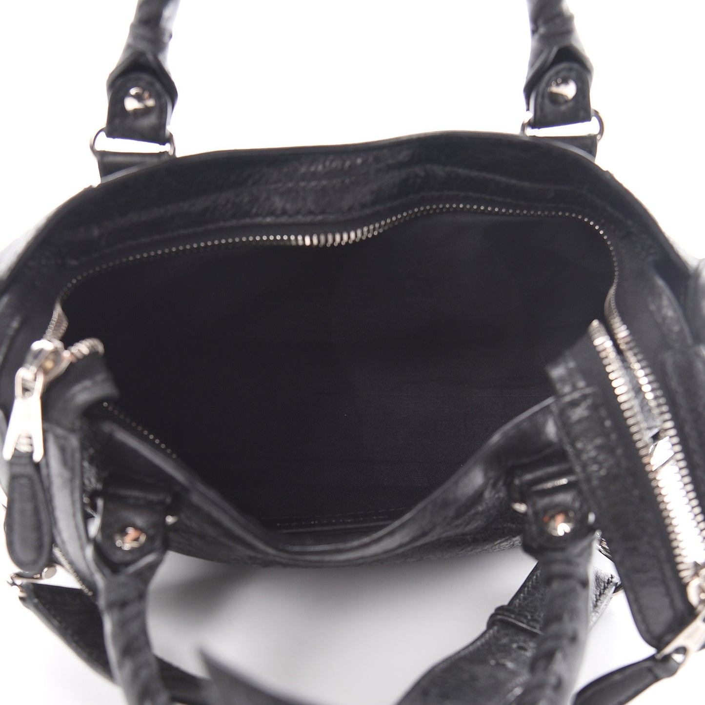 Agneau Giant 12 Silver Hardware Mini City Black