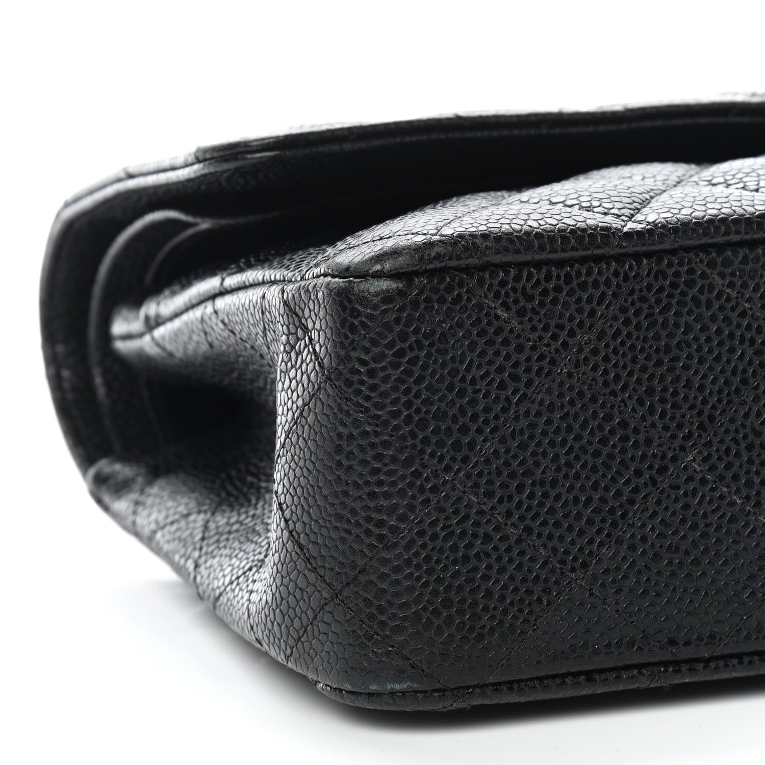 Chanel Caviar Quilted Medium Double Flap Black 8 of 9