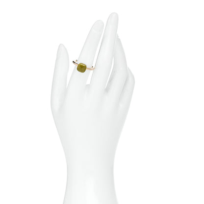 Pomellato 18K Rose Gold Lemon Quartz Petit Nudo Ring 57 8 2 of 5