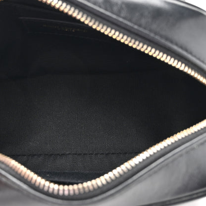 Saint Laurent Calfskin Matelasse Monogram Lou Belt Bag Black 5 of 10