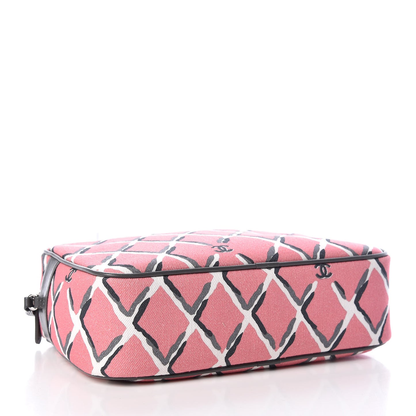 Canvas Airline Cosmetic Case Pink