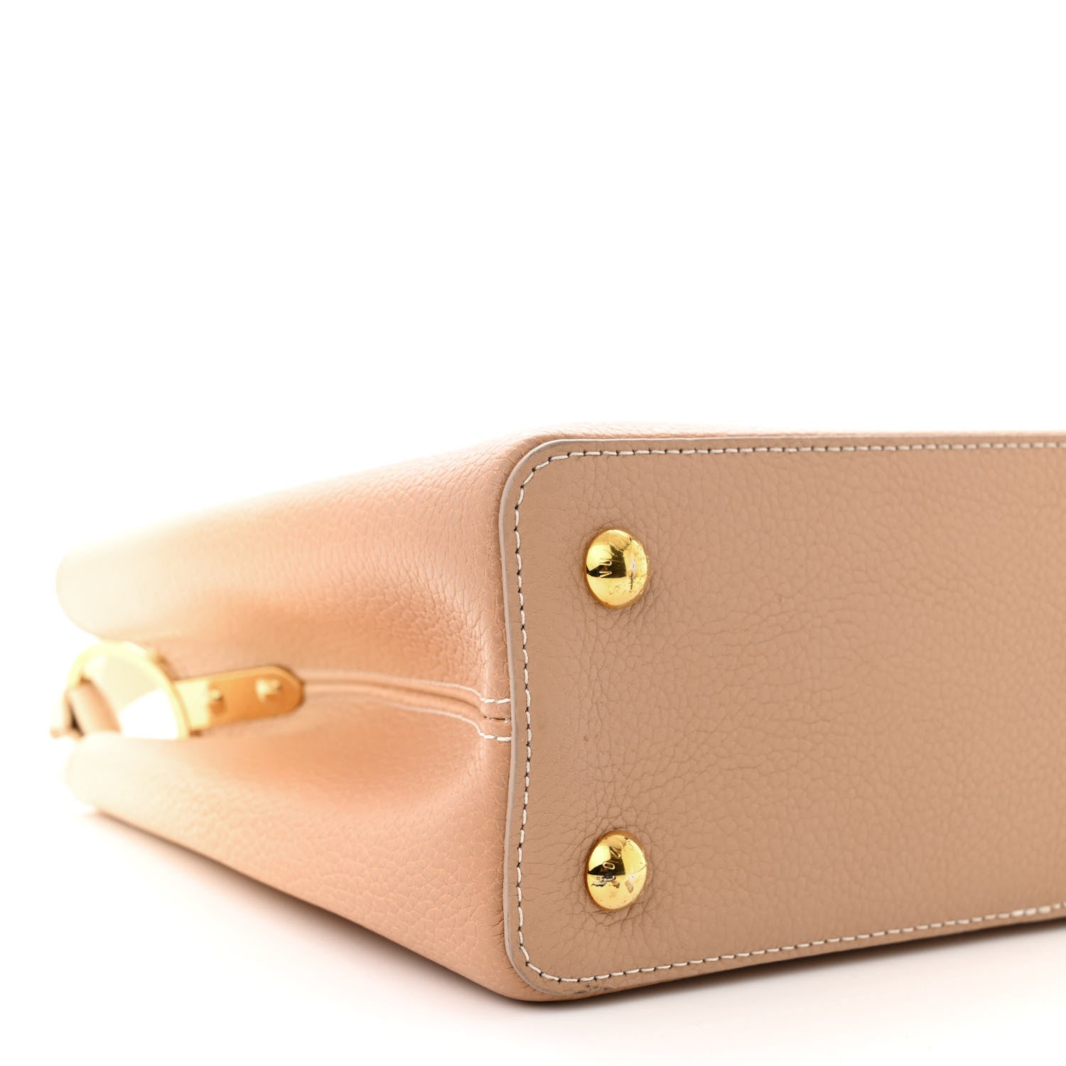 Louis Vuitton Taurillon Gradient Capucines PM Cloudy Creme 8 of 15