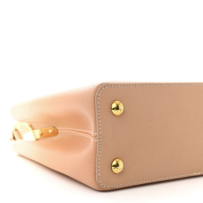 Louis Vuitton Taurillon Gradient Capucines PM Cloudy Creme 8 of 15
