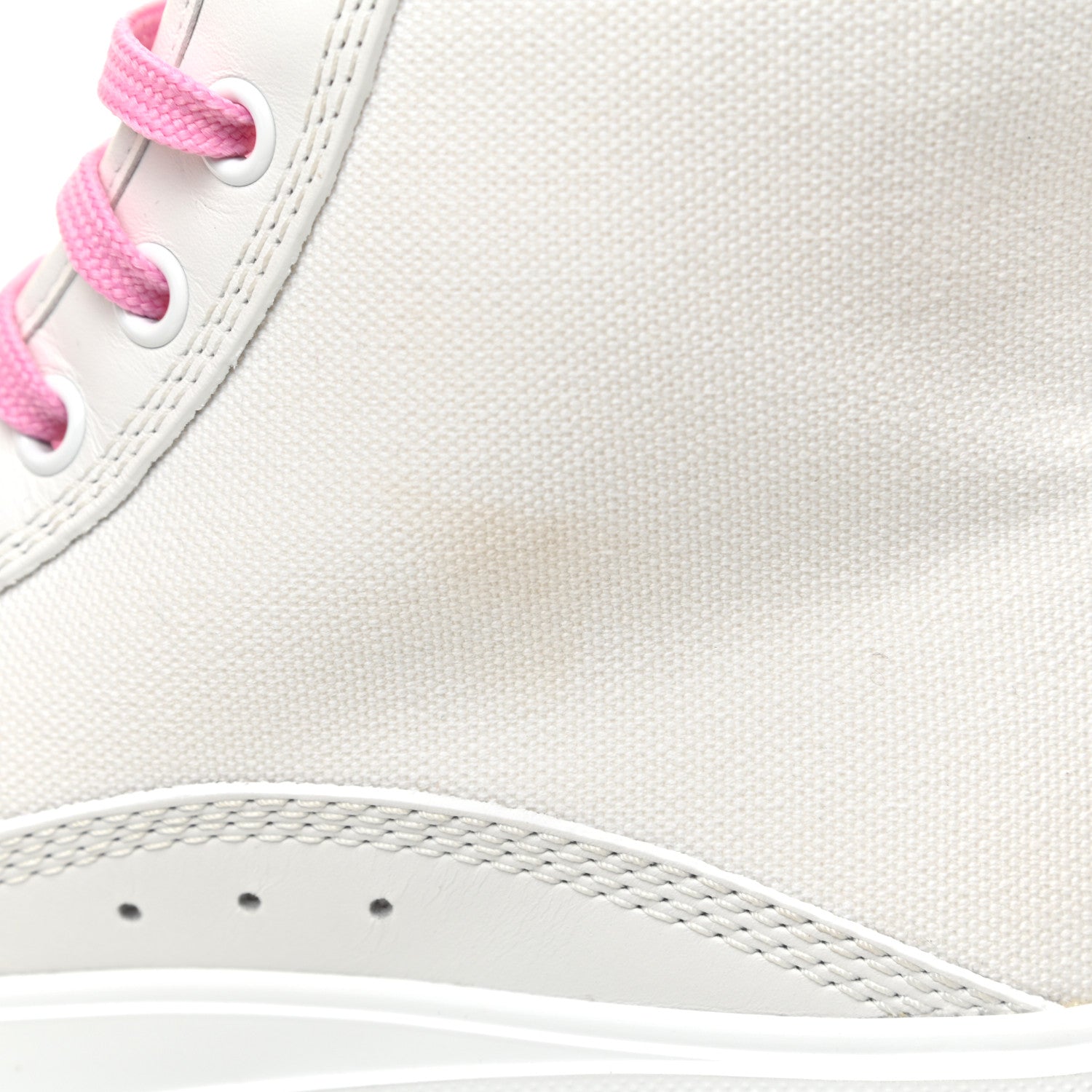 Louis Vuitton Canvas Monogram LV Squad Sneaker Boots 38 White Pink 10 of 13