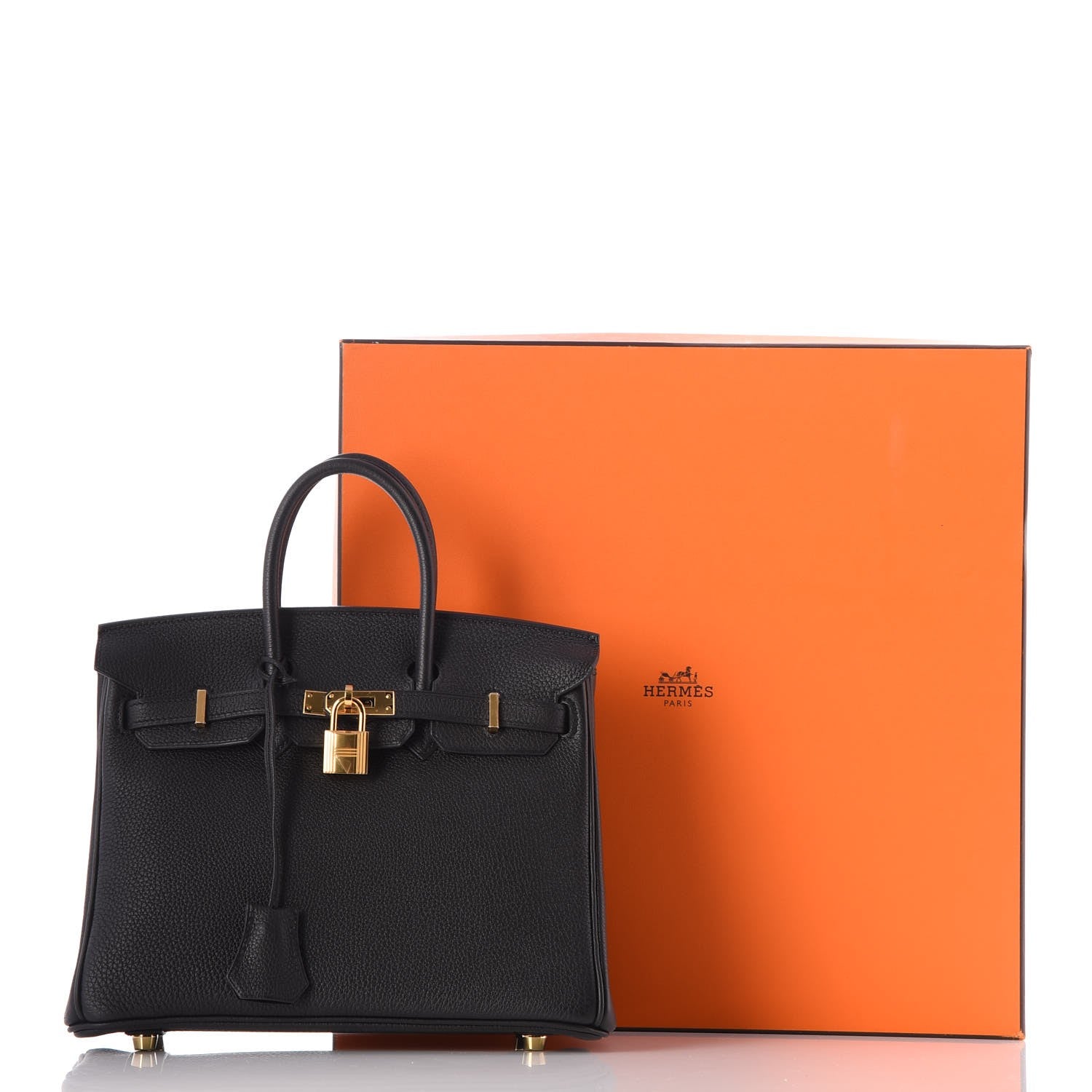 Hermes Togo Birkin 25 Black 37 of 37