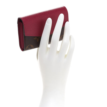 Louis Vuitton Monogram Sarah Multicartes Fuchsia 2 of 8