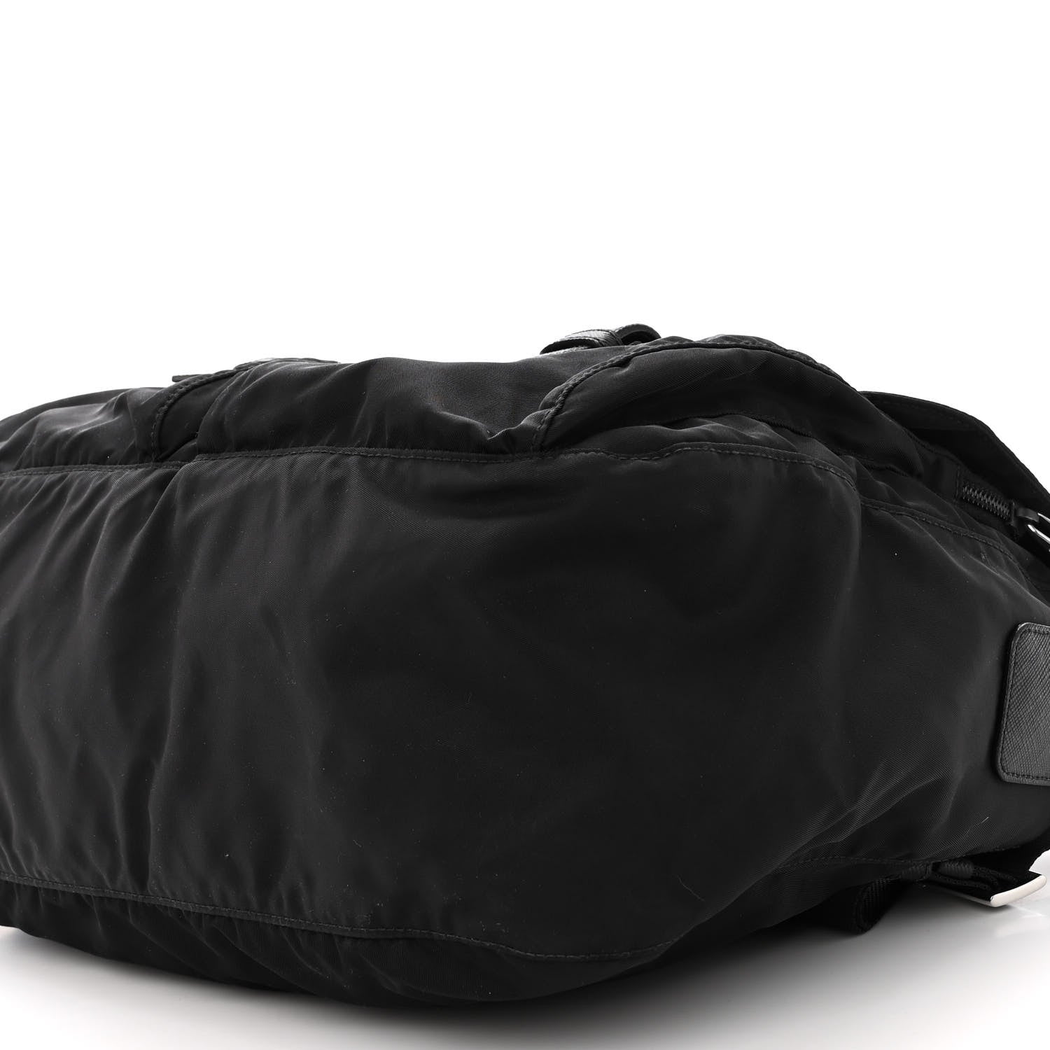 Prada Nylon Vela Messenger Bag Black 9 of 9