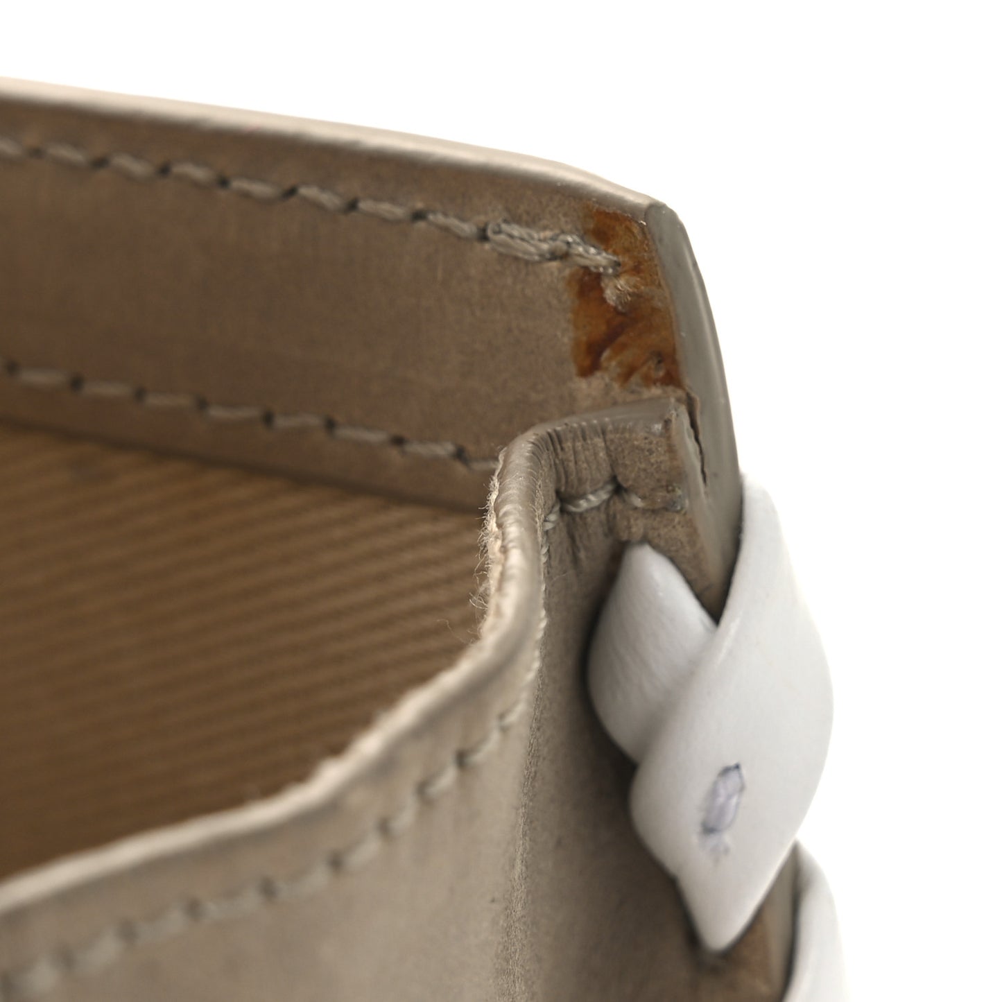 Calfskin Mini Le Chiquito Whipstitch  Beige