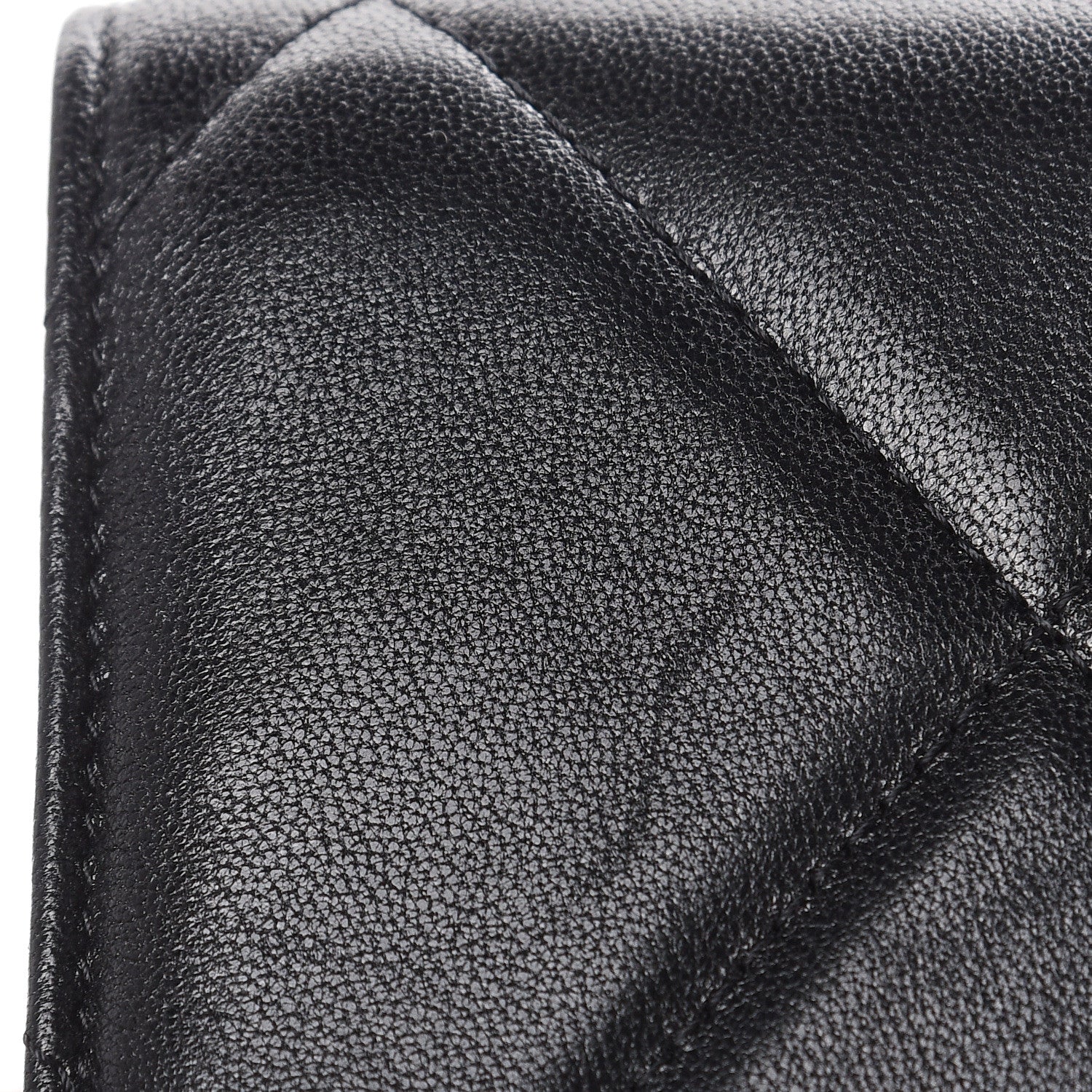Chanel Goatskin Quilted 19 Wallet On Chain WOC Black 11 of 11