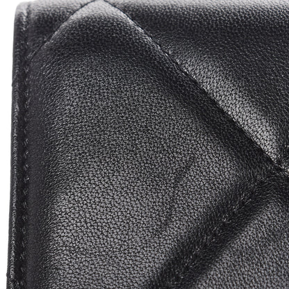 Chanel Goatskin Quilted 19 Wallet On Chain WOC Black 11 of 11