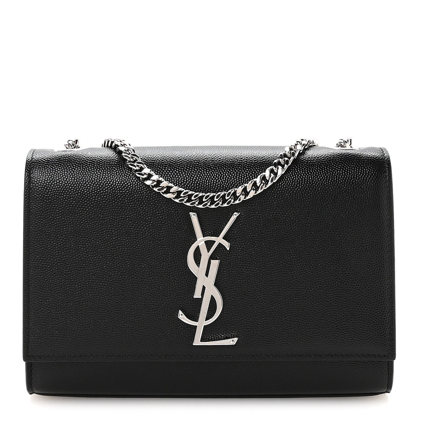 Grain De Poudre Small Monogram Kate Satchel Black