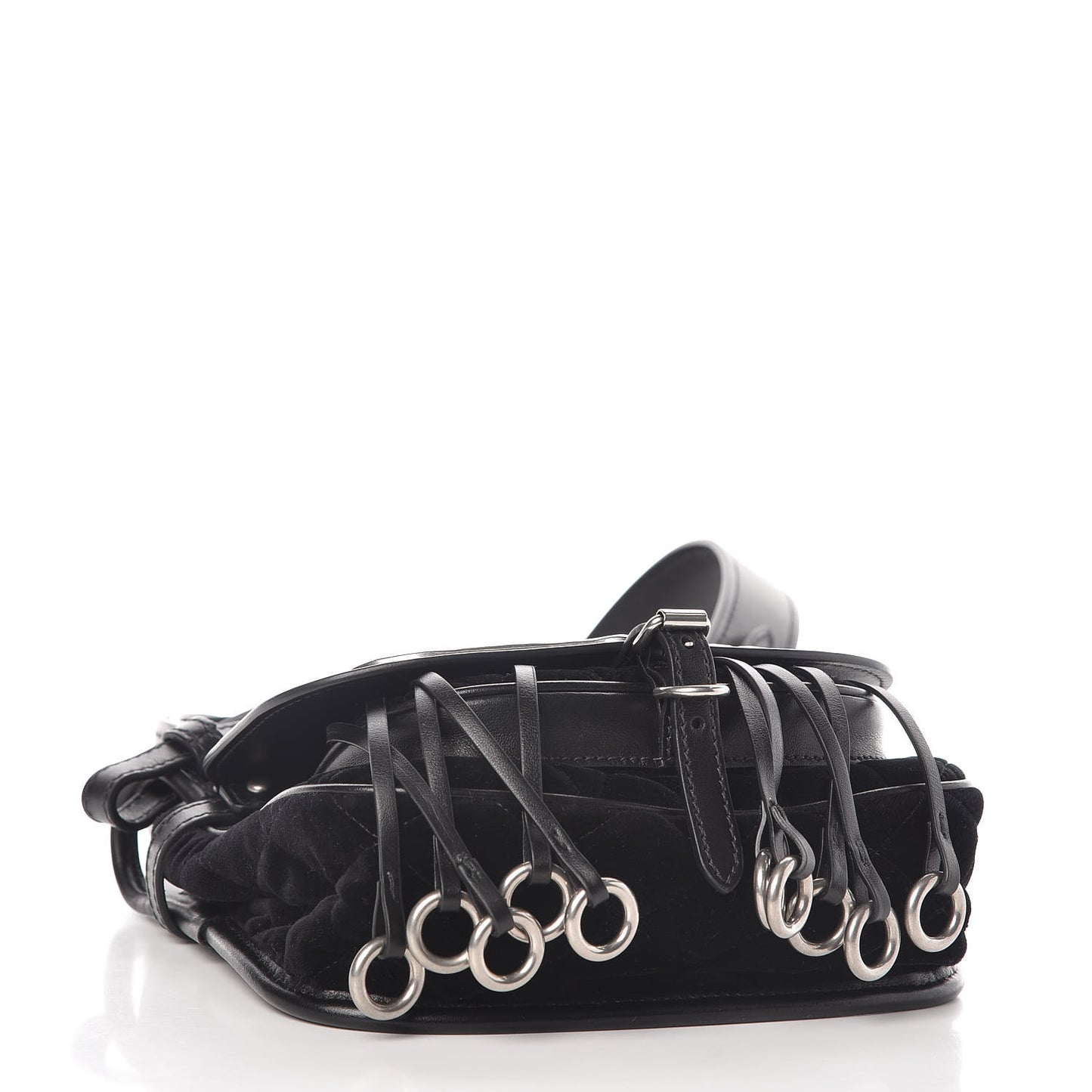 Velluto Corsaire Antic Crossbody Bag Black
