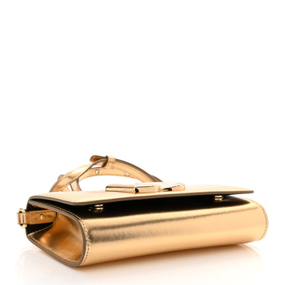 Dolce & Gabbana Metallic Lambskin DG 3.5 Clutch Gold 4 of 10