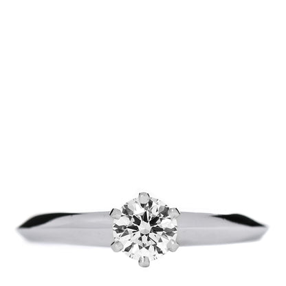 Tiffany Platinum Diamond .40ct Solitaire Engagement Ring 50 5.5 1 of 6