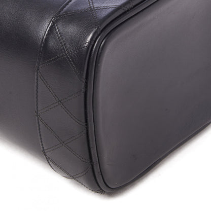 Chanel Lambskin Vanity Cosmetic Case Black 6 of 8