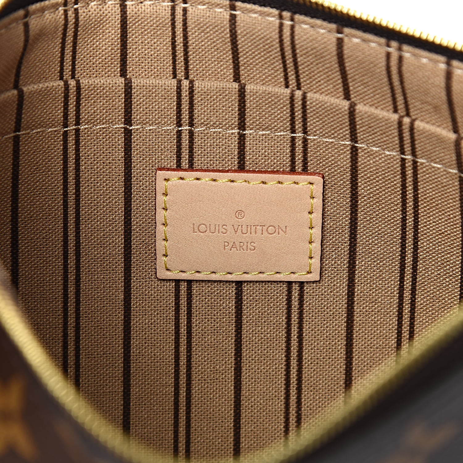 Louis Vuitton Monogram Neverfull MM GM Pochette 6 of 8