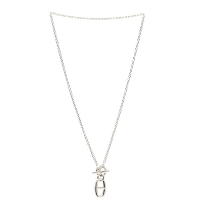 Hermes Sterling Silver Amulette Chaine d'Ancre Necklace 3 of 5