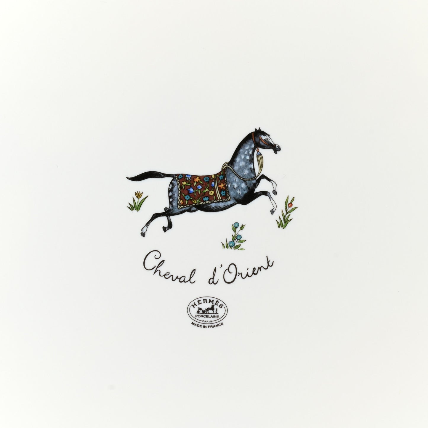 Porcelain Cheval D'Orient Tart Platter