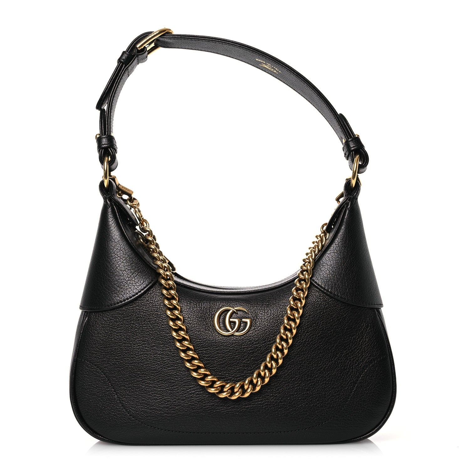 Gucci Goatskin Small Aphrodite Shoulder Bag Black 1 of 12