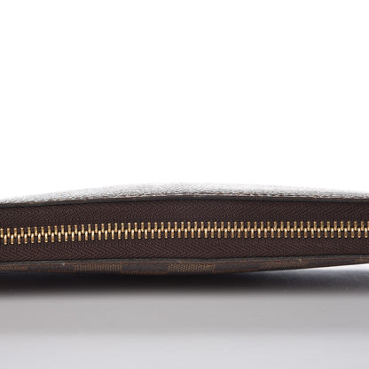 Louis Vuitton Damier Ebene Clemence Wallet Rose Ballerine 9 of 9