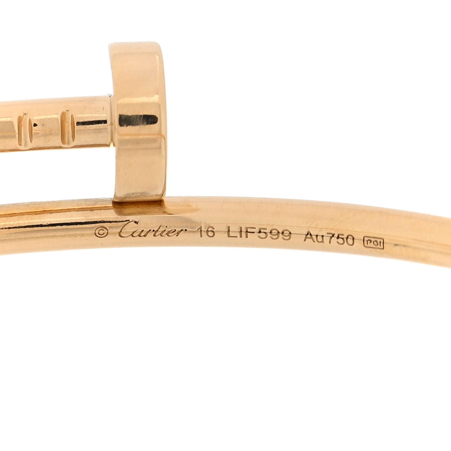 18K Yellow Gold Small Juste Un Clou Bracelet