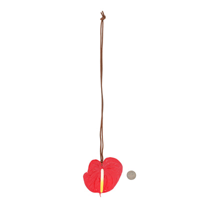 Loewe Calfskin Anthurium Charm Red 2 of 3