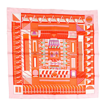 Hermes Silk A Garden of Shapes Scarf 90 1 of 3