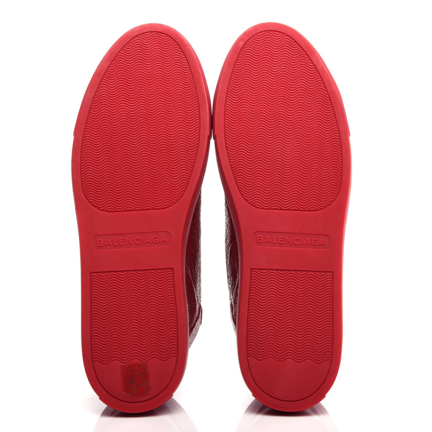 Agneau Areana Opaque Womens High Top Sneakers 41 Rouge Grenade