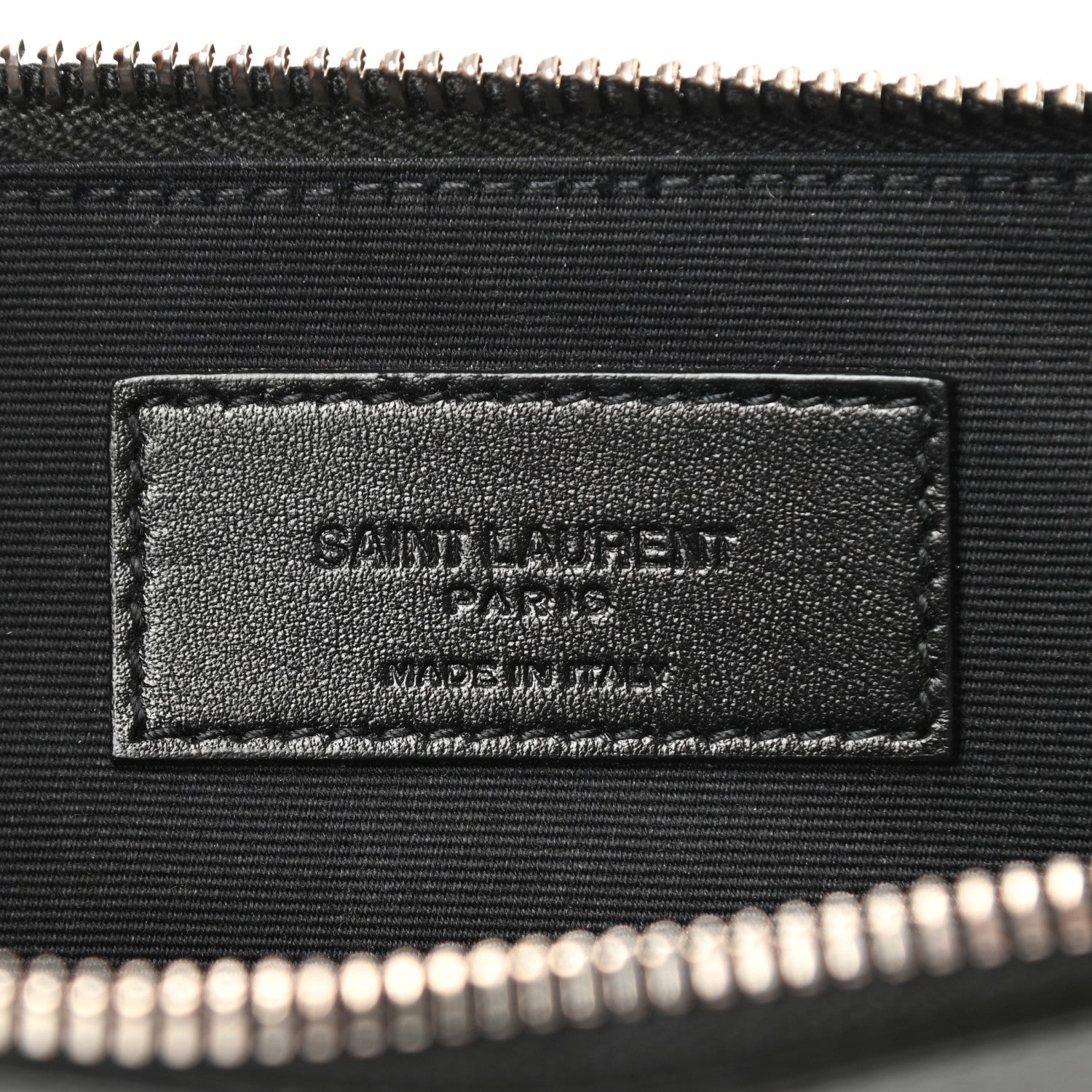 Saint Laurent Grain De Poudre Zipped Tablet Holder Black 6 of 7