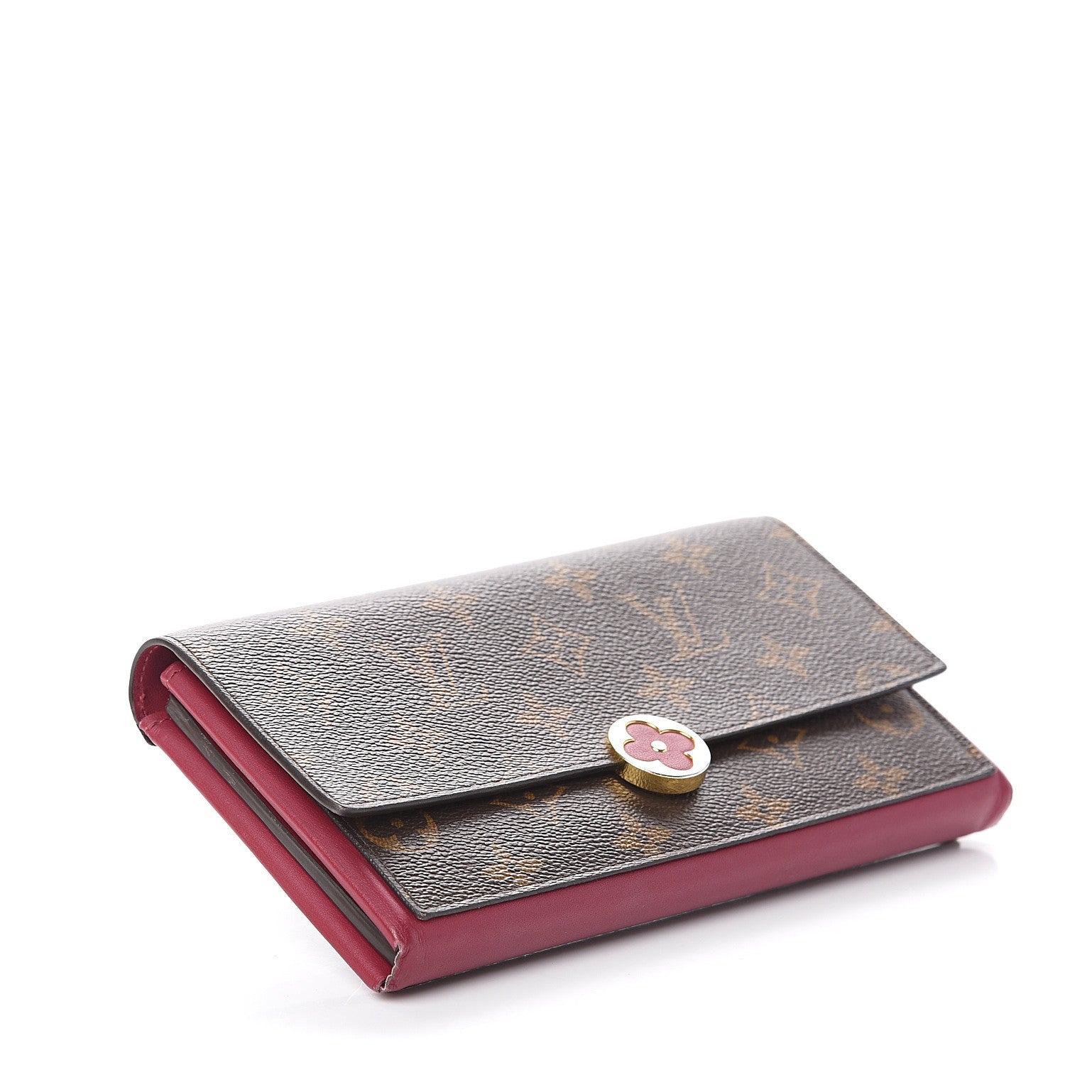 Louis Vuitton Monogram Flore Wallet Fuchsia 3 of 6