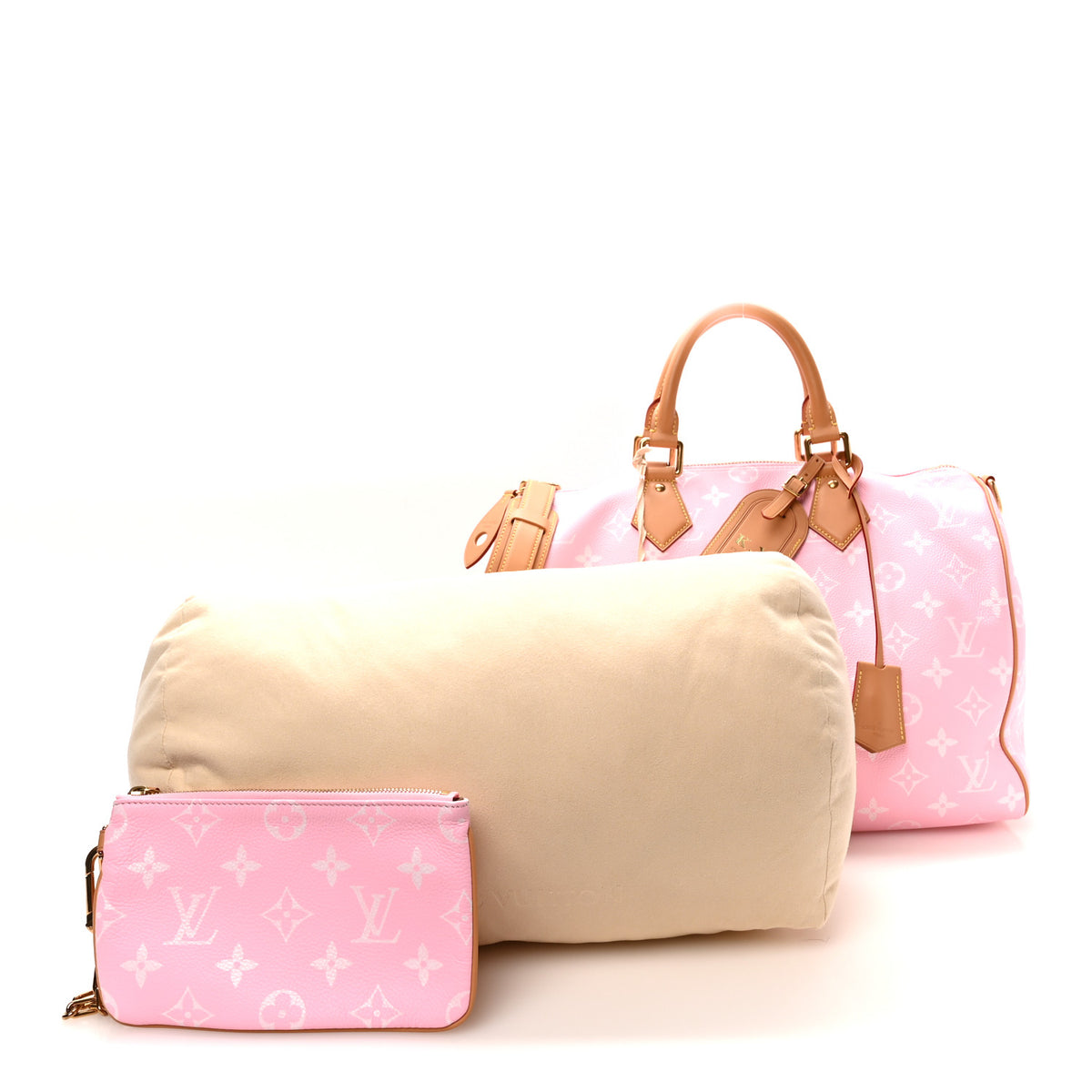 Louis Vuitton Calfskin Monogram Speedy P9 Bandouliere 40 Candy 3 of 22